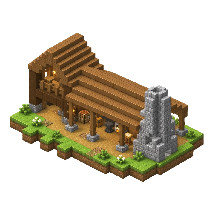 Forge, niveau I, vue extérieure