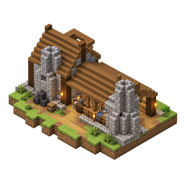 Forge, vue extérieure